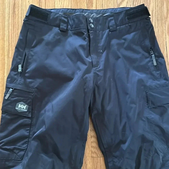 Helly Hansen sz L Alpine Insulated Ski Pants black excellent pre owned condition - Picture 2 of 7